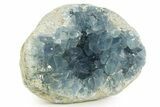 Sparkly, SKy-Blue Celestine (Celestite) Geode - Madagascar #344672-1